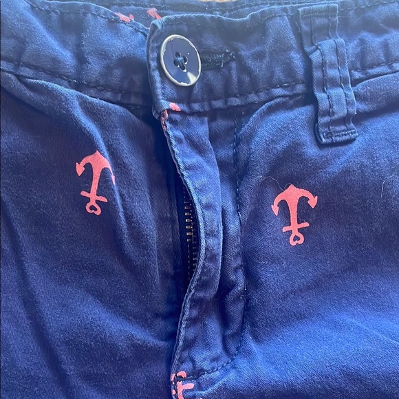 Faded Glory Navy Shorts with‎ Pink Anchors size 16 - Picture 4 of 8